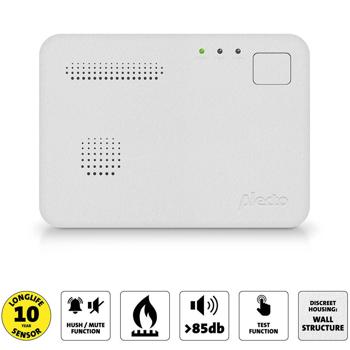 Preview: Rilevatore di monossido di carbonio affidabile con allarme da 85 dB: avviso precoce di pericolo CO, forte e facile da installare, per la vostra sicurezza a casa