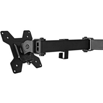 Preview: Support d‘écran mobile pour bureau - Ergonomique, inclinable, pivotant & réglable en hauteur - VESA 75/100, pour écrans 15-32