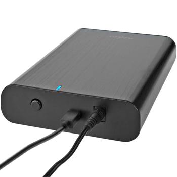 Preview: Portable 3.5“ hard disk enclosure SATA & SDD, for easy data backup & storage expansion, simple & versatile