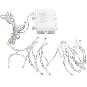 Fairy lights warm-white 1.7m: Atmospheric decoration with 8 modes & timer - Cordless freedom with battery, ideal for indoor & outdoor use