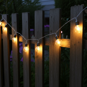 Preview: Catena luminosa a LED solare con 20 LED, a forma di lampadina, 2,85 metri, IP44 Preview: Catena luminosa a LED solare con 20 LED, a forma di lampadina, 2,85 metri, IP44