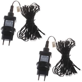 2er-Set Stimmungsvolle LED Lichterkette 40 LEDs warmweiss 3m – IP44 – Perfekt für Terrasse, Balkon, Garten & Weihnachten