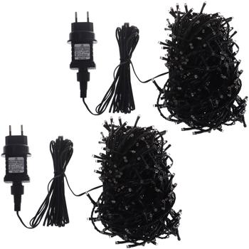 Preview: 2er-Set Stimmungsvolle LED Lichterkette 24m, 320 Lichter warmweiss, IP44 - Perfekte Gartenbeleuchtung, Partydeko, Weihnachtsdeko