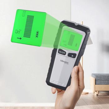 Preview: 5in1 wall scanner locator: Precise detection of metal & wood - No more drilling into pipes - For safe DIY work
