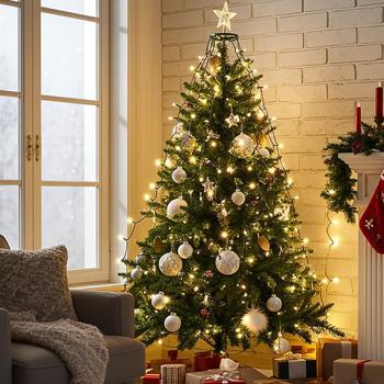 Preview: 2-piece Set Radiant 320 LED String Lights Warm White 2.7 m – For Outdoor & Indoor, IP44 – Over-the-tree String Lights for Christmas Tree 