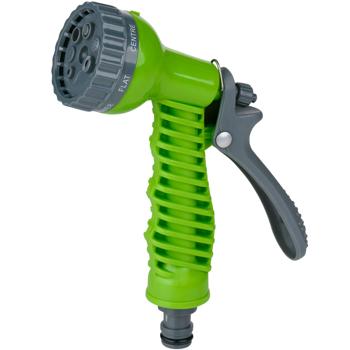 Preview: Expandable garden hose 7.5-15m set: Incl. multifunctional hand shower & coupling, super light & space-saving - effortless garden watering & cleaning!