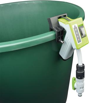 Preview: Mobile rechargeable submersible pump for rain barrels: Convenient garden irrigation without power connection, powerful, light & versatile, for every garden