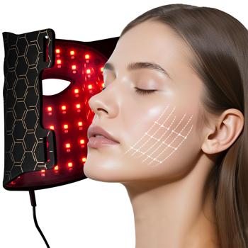 Preview: Masque LED de luminothérapie révolutionnaire pour visage – pour un teint éclatant – produit de beauté et de soin du visage