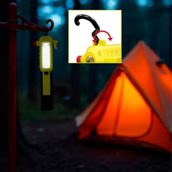 Preview: KFZ Multitool Taschenlampe ProGuard – Notfallhammer, Gurtschneider, Haken, Magnete – Leistungsstark & Lebensrettend