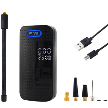 Preview: Compresseur sans fil 10,3 bar – pompe puissante portative avec écran numérique, pour voiture et vélo Preview: Compresseur sans fil 10,3 bar – pompe puissante portative avec écran numérique, pour voiture et vélo