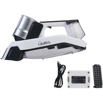 Preview: Cordless professional carpet washer 60W with Li-ion battery – Powerful stain remover for upholstery, textiles, carpets, car seats – Mobile, efficient battery-powered cleaner