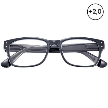 Preview: 2er-Set Bildschirm-Brille Blaulichtfilter +2,0 Dioptrien: Augenschutz für PC, Handy & Gaming, für entspanntes digitales Leben!