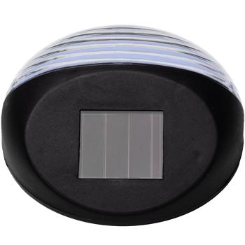 Preview: set of 4 compact solar LED wall light & fence light: Stylish outdoor lighting for steps & paths, energy-saving, weatherproof
