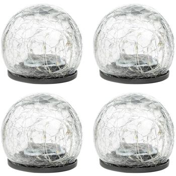 Preview: Stimmungsvolles 8er Set Solar Kugelleuchten Crackle Glas mit Erdspiess: Gartenbeleuchtung mit warmweissem LEDs, wetterfest, ideal für Rasen & Beete Preview: Stimmungsvolles 8er Set Solar Kugelleuchten Crackle Glas mit Erdspiess: Gartenbeleuchtung mit warmweissem LEDs, wetterfest, ideal für Rasen & Beete