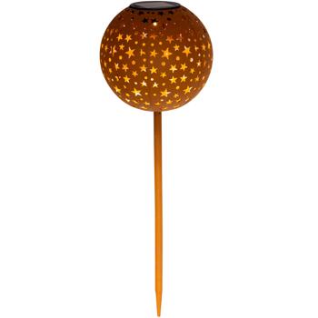 Preview: Incantevole palla luminosa solare Star Magic (Ø 18 cm): magica proiezione di luce per il giardino e il balcone, che crea suggestivi motivi stellari - il vostro punto di forza!