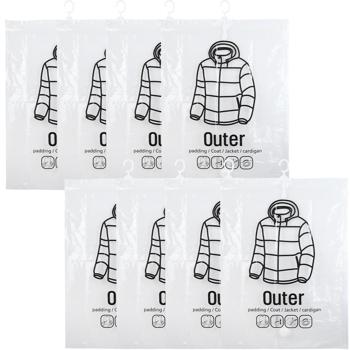 set di 8 sacchetti sottovuoto con ganci per abiti, 67 x 90 cm: un efficiente sacchetto per indumenti e biancheria da letto - per proteggere i vostri tessuti