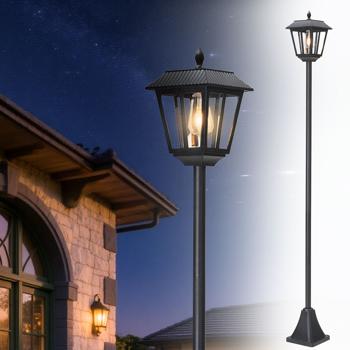 High-performance solar LED garden lantern with twilight sensor - dimmable & weatherproof IP44. For atmospheric moments in the garden and on the patio