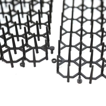 Preview: set of 36 thorn grids with spikes to repel animals: spiked barrier animal repellent against cats, dogs, martens, protects your flower beds and plants