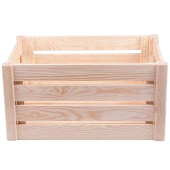 Sturdy wooden box, M: A versatile storage box for toys, office & stylish living ambience