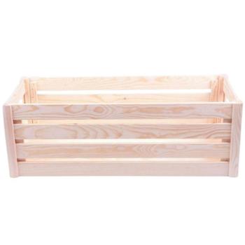 Robusta scatola di legno, L: un versatile contenitore per giocattoli, ufficio e ambienti eleganti
