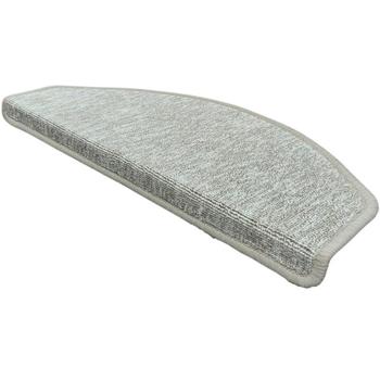 Preview: Stair tread mats, 14 pieces, half-round, gray: : Non-slip, robust & sound-absorbing - More safety & elegance for your stairs