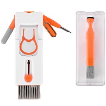 Preview: 11-in-1 Reinigungsset für Tastatur, Smartphone & Kopfhörer – Multifunktionelles Reinigungs-Set mit Metallspitze, Bürsten & Linsen Reiniger