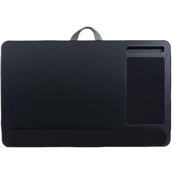 Preview: Multifunctional laptop pad with mouse pad and phone holder, 36 x 5,5 x 57,5 cm - Comfortable & portable - for home-office, travel and more