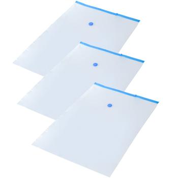 set of 3 space-saving vacuum bags XL, 80 x 120 cm, compression with the vacuum cleaner, storage bags, garment bags without dust or creases 