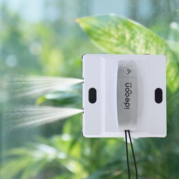 Preview: Professional window-cleaning robot with spray function & app control: Intelligent cleaning robot for windows, glass, tiles & mirrors, incl. pads