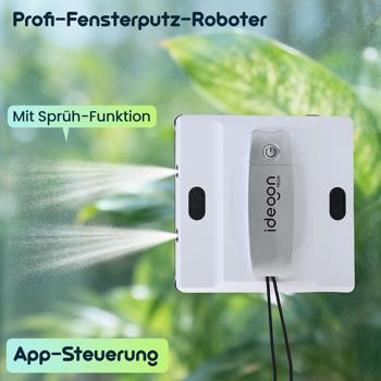 Preview: Profi-Fensterputz-Roboter mit Sprüh-Funktion & App-Steuerung: Intelligenter Reinigungsroboter für Fenster, Glas, Fliesen & Spiegel, inkl. Pads Preview: Profi-Fensterputz-Roboter mit Sprüh-Funktion & App-Steuerung: Intelligenter Reinigungsroboter für Fenster, Glas, Fliesen & Spiegel, inkl. Pads