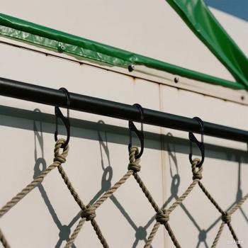 Preview: Carabiner S-hook set of 4, 4 x 1.7 cm: Robust multi-purpose hooks for a secure hold - The clever solution for keeping your home, garage & outdoor areas tidy