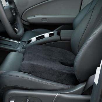 Preview: Comfortable memory-foam seat cushion with cooling gel & anti-slip coating, 44 x 35 x 8 cm - for long drives & workdays in the home-office or office