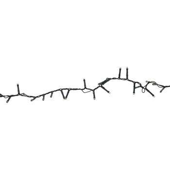 Catena solare luminosa 560 LEDs flessibili a luce calda & 40 ore di autonomia, ricarica USB, 13 funzioni, telecomando incluso - per interni & esterni