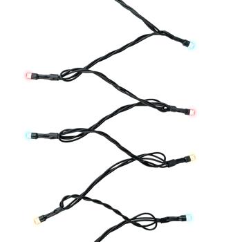 Preview: Catena luminosa LED RGBW di alta qualità 9,6 m con 96 LED - Dimmerabile, cambio colore con telecomando. Per interni ed esterni - Illuminazione natalizia e per feste