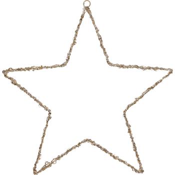 Zauberhafter Weihnachtsstern mit 150 LEDs, warmweiss, 50 x 0,5 cm – ideal als Fensterdeko & Weihnachtsdeko für den Innenbereich