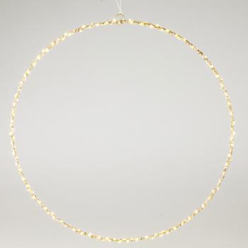 Preview: Anello decorativo con 150 LED, bianco caldo, 50 x 0,5 cm - ideale per feste, come decorazione per finestre & decorazione natalizia per interni Preview: Anello decorativo con 150 LED, bianco caldo, 50 x 0,5 cm - ideale per feste, come decorazione per finestre & decorazione natalizia per interni