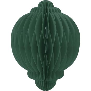 Grüne Papierkugel Hängedeko 15 x 20 cm – Festliche Dekoration für Hochzeit, Party, Geburtstag & Weihnachten – leicht, elegant, wiederverwendbar