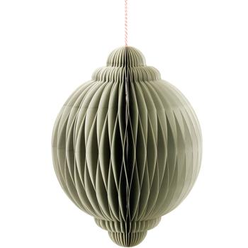 Preview: Palla di carta decorativa, 30 x 40 cm, con cordino, decorazione sospesa festiva per feste, party, compleanno & Natale - Verde chiaro Preview: Palla di carta decorativa, 30 x 40 cm, con cordino, decorazione sospesa festiva per feste, party, compleanno & Natale - Verde chiaro