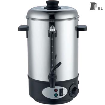 Preview: Vin brulè professionale 8L con rubinetto: 1800W - Un distributore di bevande per feste, vin brulè, caffè e punch - Un divertimento perfetto Preview: Vin brulè professionale 8L con rubinetto: 1800W - Un distributore di bevande per feste, vin brulè, caffè e punch - Un divertimento perfetto