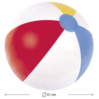 Preview: Retro beach ball (Ø 34 cm) - cool summer fun with a vintage look