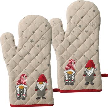Preview: 2er-Set Festlicher Wichtel Ofenhandschuh: Bester Schutz beim Backen. Baumwolle Backhandschuh mit Weihnachtsmotiv - Perfekte Geschenkidee Preview: 2er-Set Festlicher Wichtel Ofenhandschuh: Bester Schutz beim Backen. Baumwolle Backhandschuh mit Weihnachtsmotiv - Perfekte Geschenkidee
