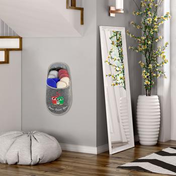 Preview: Home Sweet Home - Eulen Gästefinken-Set: 5 Paar bequeme Hausschuhe in diversen Farben mit verstärkter Sohle - hygienisch für Besucher & Gäste