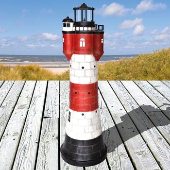 Preview: Solar-Deko-Leuchtturm, 50 cm: Maritime Gartenleuchte, automatisch & wetterfest – Bringt Urlaubsfeeling & zauberhaftes Licht in den Garten Preview: Solar-Deko-Leuchtturm, 50 cm: Maritime Gartenleuchte, automatisch & wetterfest – Bringt Urlaubsfeeling & zauberhaftes Licht in den Garten