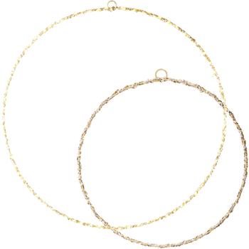 2er-Set Deko-Ring mit 120 & 150 LEDs, warmweiss, 30 x 0,5 cm und 50 x 0,5 cm – ideal für Partys, als Fensterdeko & Weihnachtsdeko für den Innenbereich