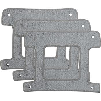 Preview: 3er-Set Ersatz-Reinigungspads für AI Fensterputzroboter CH11051 - saugstarke Microfaser-Tücher zum Reinigen & Polieren