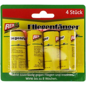 Effective fly trap spiral: 4 premium sticky traps for reliable protection. Simple & clean fly and mosquito trap