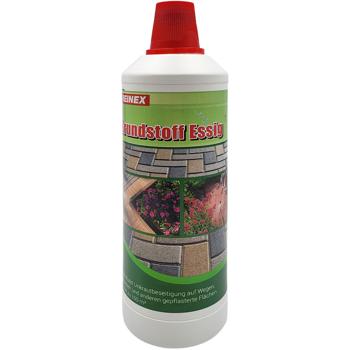 Natürlicher Essig Unkrautentferner, 1.000 ml: Grundstoff Essig mit natürlicher Kraft gegen Grünbelag & Unkraut, Schnelle Reinigung, Umweltfreundlich & Sicher