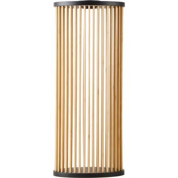 Preview: Stylish 60 cm bamboo solar lantern – warm white LED garden light, the perfect weatherproof outdoor decor for your patio and garden