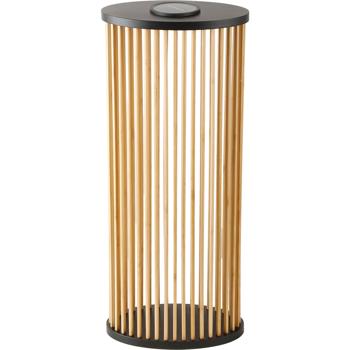 Preview: Set of 4 stylish 60 cm bamboo solar lanterns – warm white LED garden light, the perfect weather‑resistant outdoor decoration for your terrace & garden