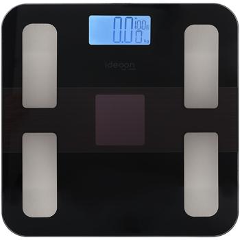 Preview: Solar-rechargeable glass body fat scale, precise body analysis, 180 kg, app & Bluetooth for fitness success, compatible with Google Fit & Apple Health